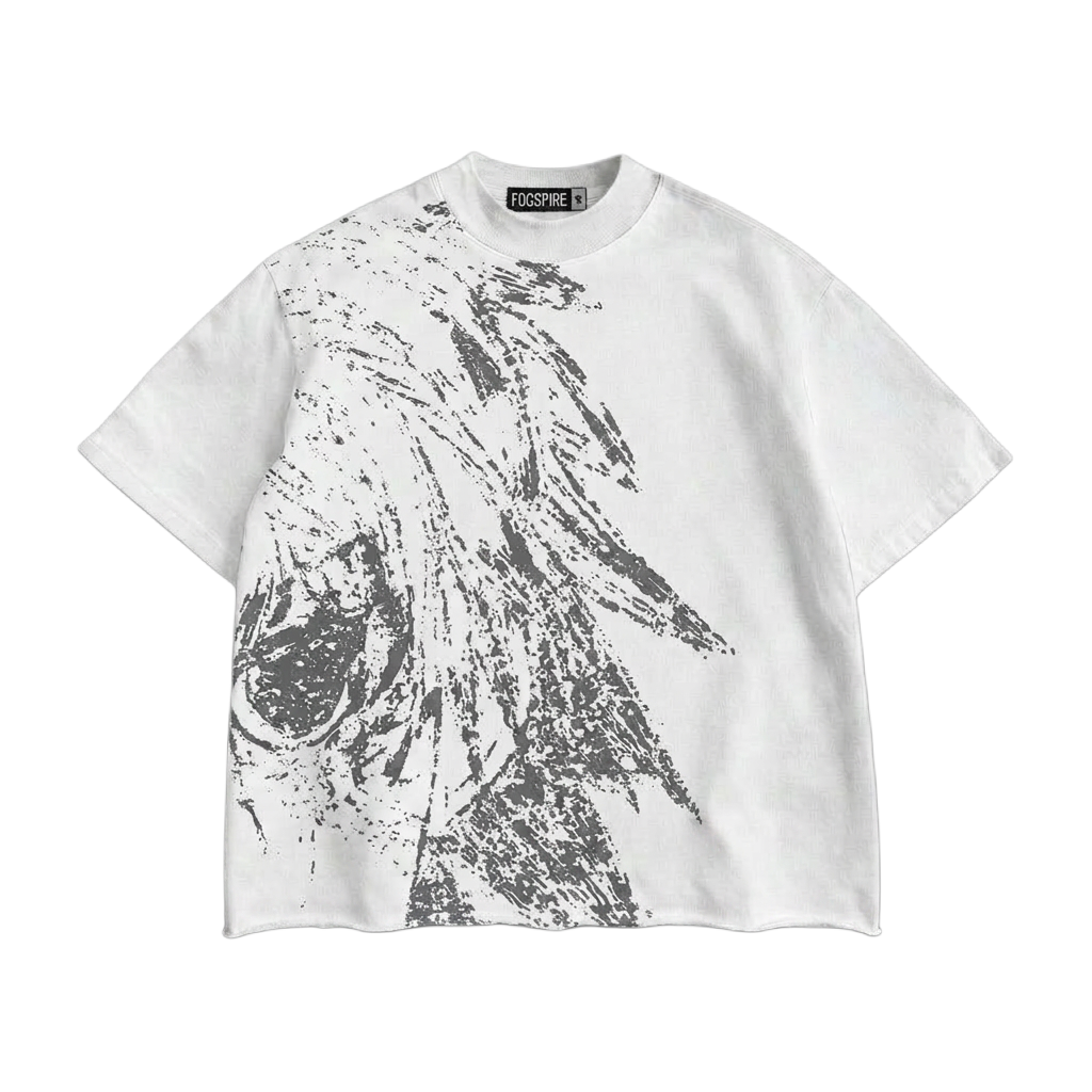 UNFINISHED GEORGIA OFF-WHITE BOXY TEE