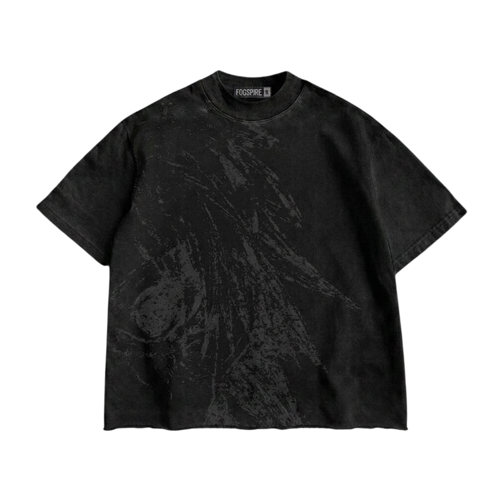 UNFINISHED GEORGIA BLACK BOXY TEE