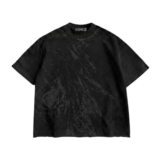 UNFINISHED GEORGIA BLACK BOXY TEE