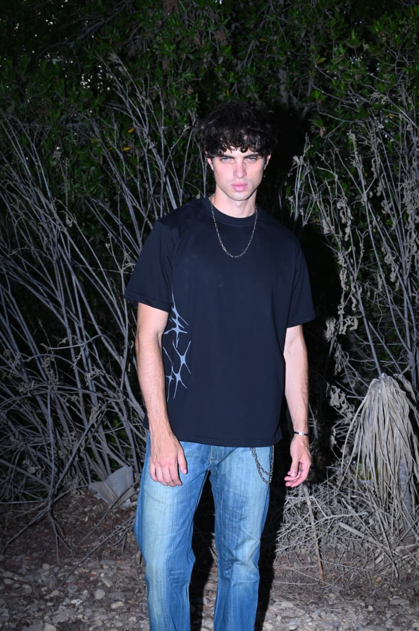 NEURAL ECLIPSE BlACK REGULAR TEE