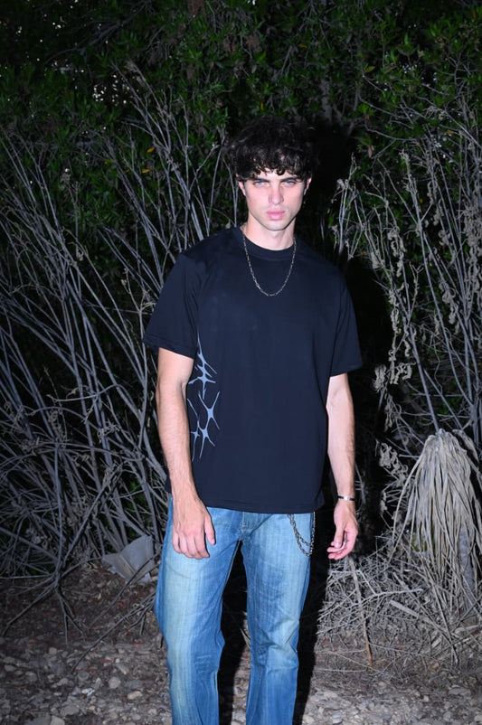 NEURAL ECLIPSE BlACK REGULAR TEE
