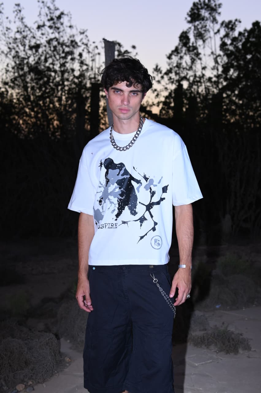 THE INKFALL SPECTER OFF-WHITE BOXY TEE