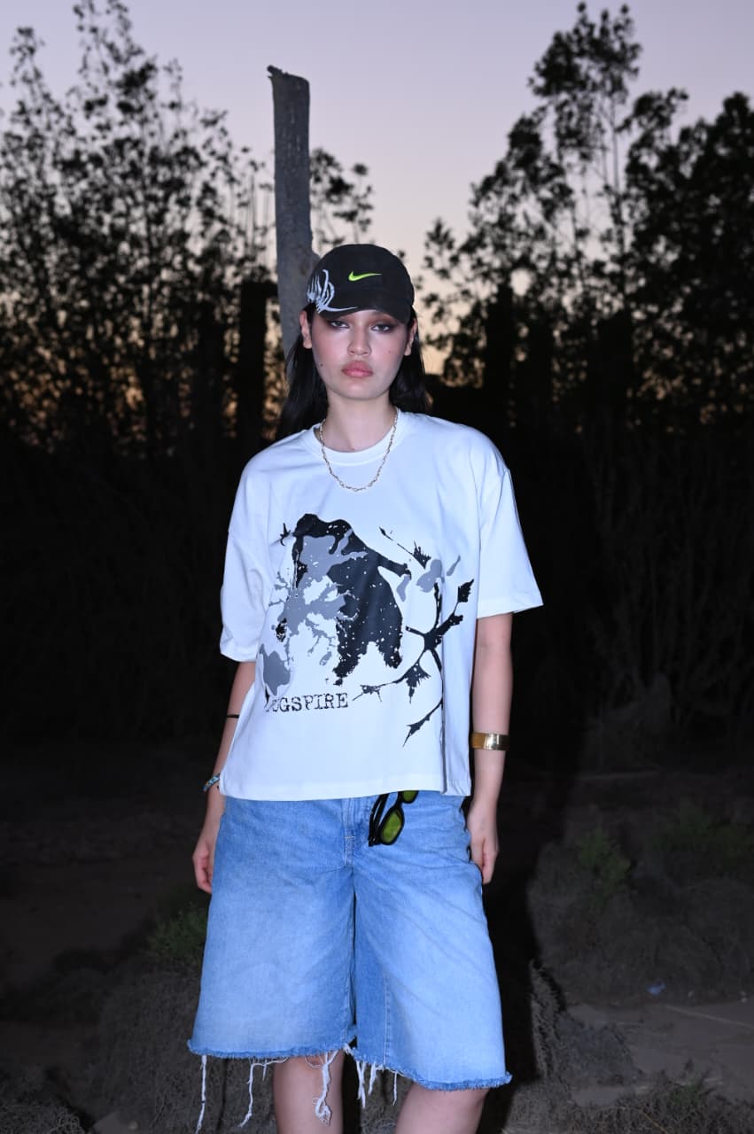 THE INKFALL SPECTER OFF-WHITE BOXY TEE