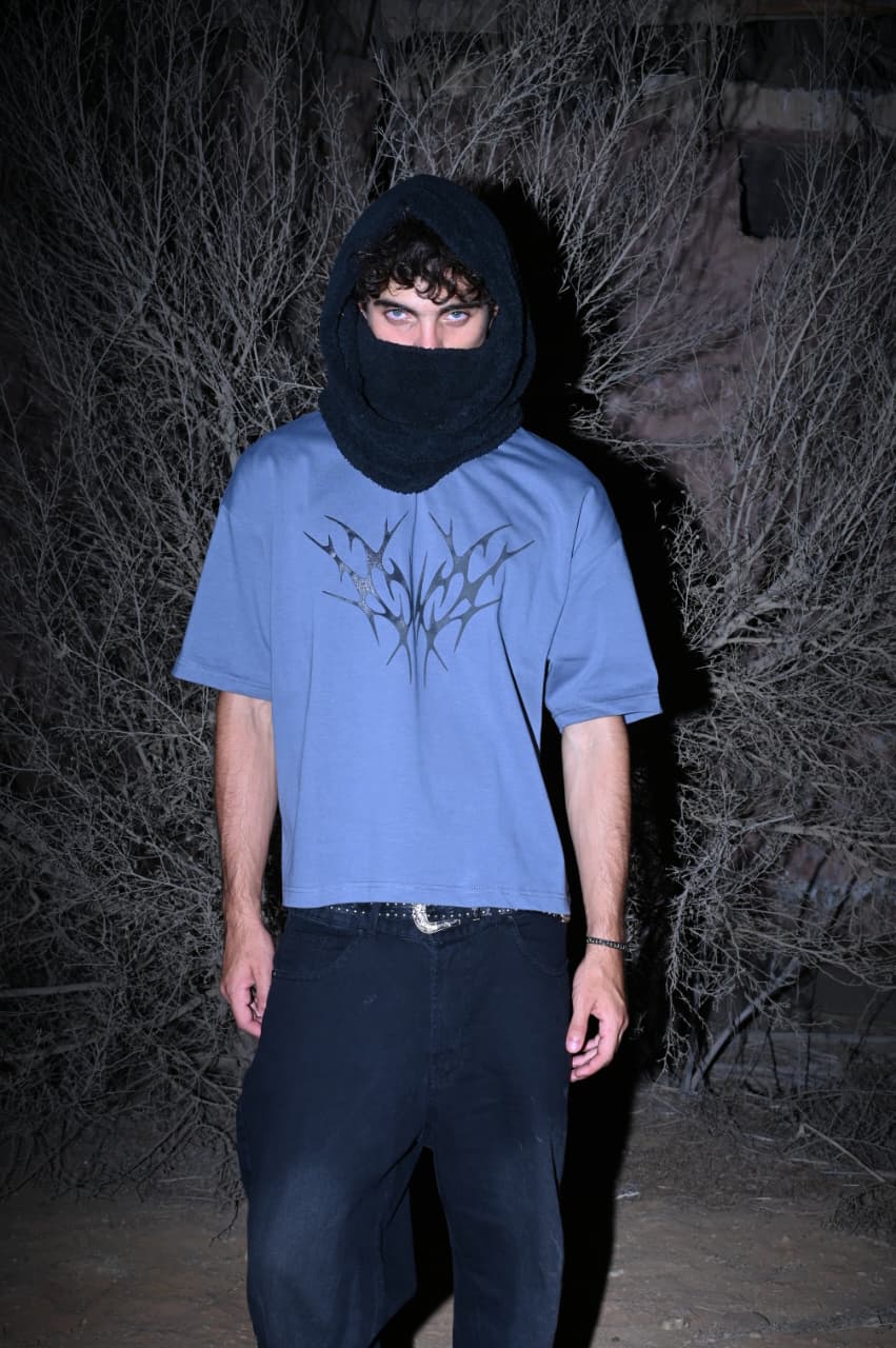 THE SPINAL ECLIPSE GRAY BOXY TEE
