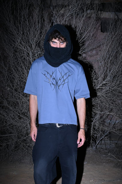THE SPINAL ECLIPSE GRAY BOXY TEE