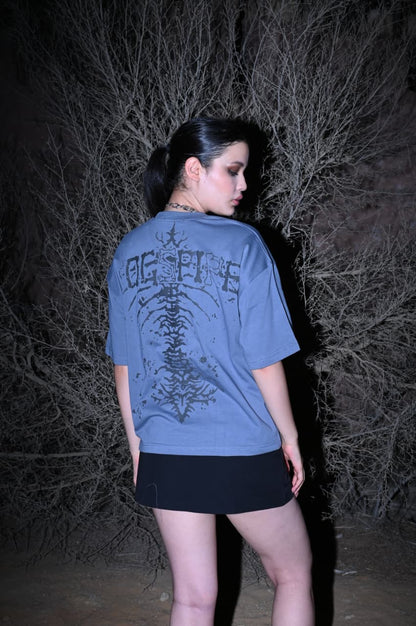 THE SPINAL ECLIPSE GRAY BOXY TEE