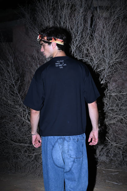 THE LOCKED PERCEPTION BLACK BOXY TEE