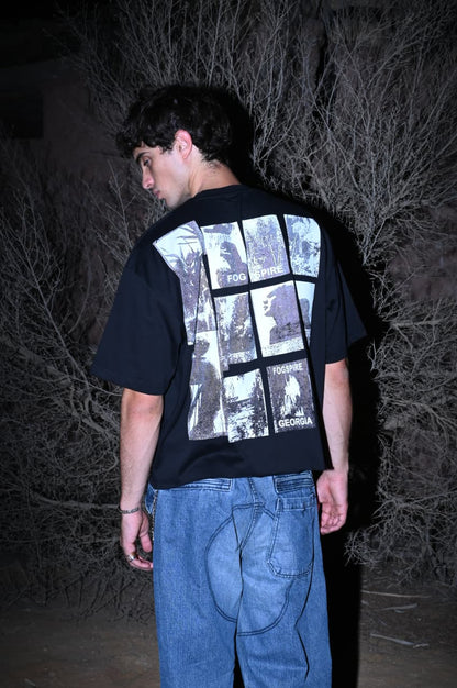 UNFINISHED GEORGIA BLACK BOXY TEE