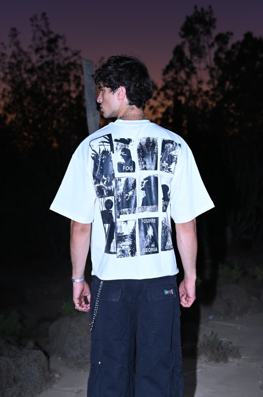 UNFINISHED GEORGIA OFF-WHITE BOXY TEE