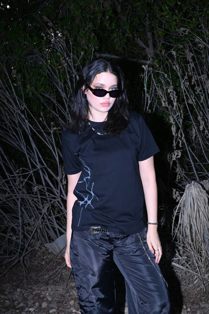NEURAL ECLIPSE BlACK REGULAR TEE