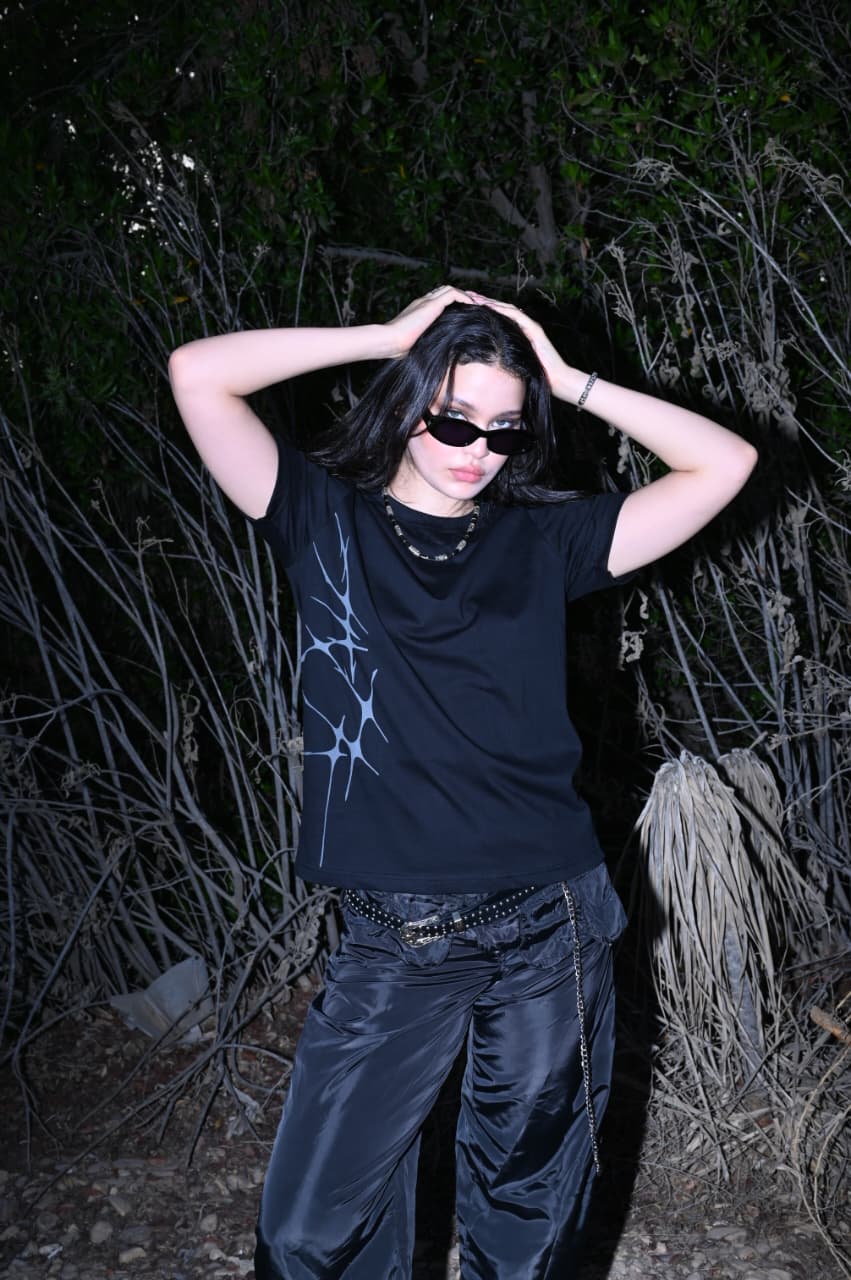 NEURAL ECLIPSE BlACK REGULAR TEE