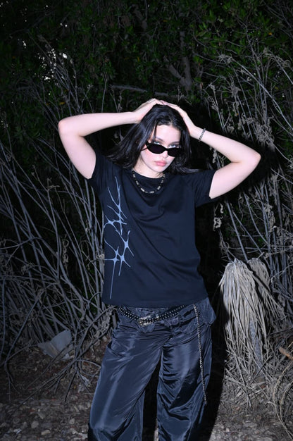 NEURAL ECLIPSE BlACK REGULAR TEE
