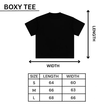 THE LOCKED PERCEPTION OFF-WHITE BOXY TEE