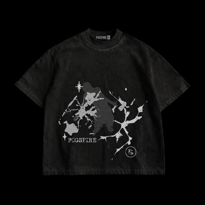THE INKFALL SPECTER BLACK BOXY TEE