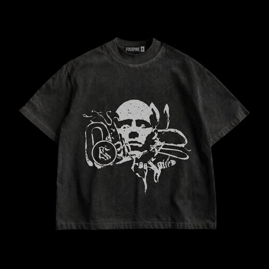 THE LOCKED PERCEPTION BLACK BOXY TEE